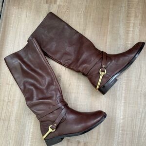 Napa Leather Ruding Boot Ralph Lauren